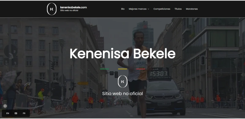 kenenisabekele.com | Sitio web no oficial de Kenenisa Bekele | Unofficial website